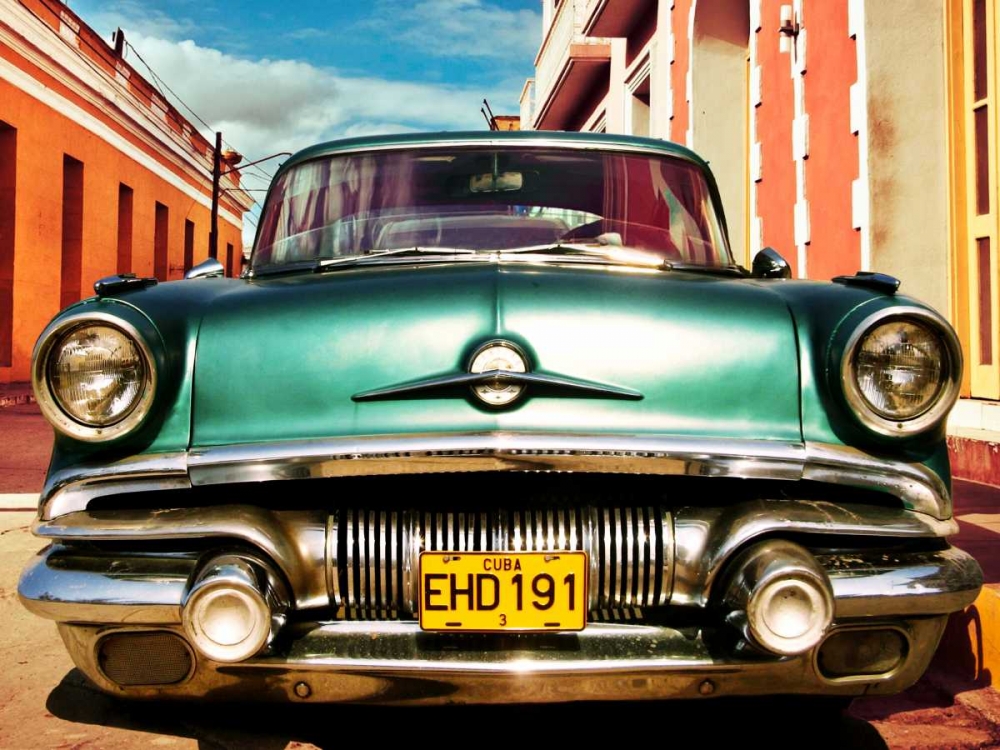 Wall Art Painting id:118023, Name: Vintage American car in Habana, Cuba, Artist: Gasoline Images