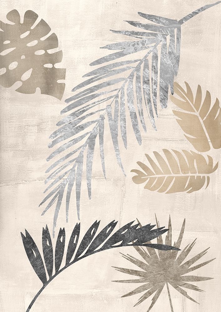 Wall Art Painting id:354132, Name: Palm Leaves Silver III, Artist: Grant, Eve C.