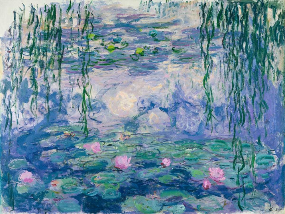 Wall Art Painting id:43845, Name: Waterlilies, Artist: Monet, Claude