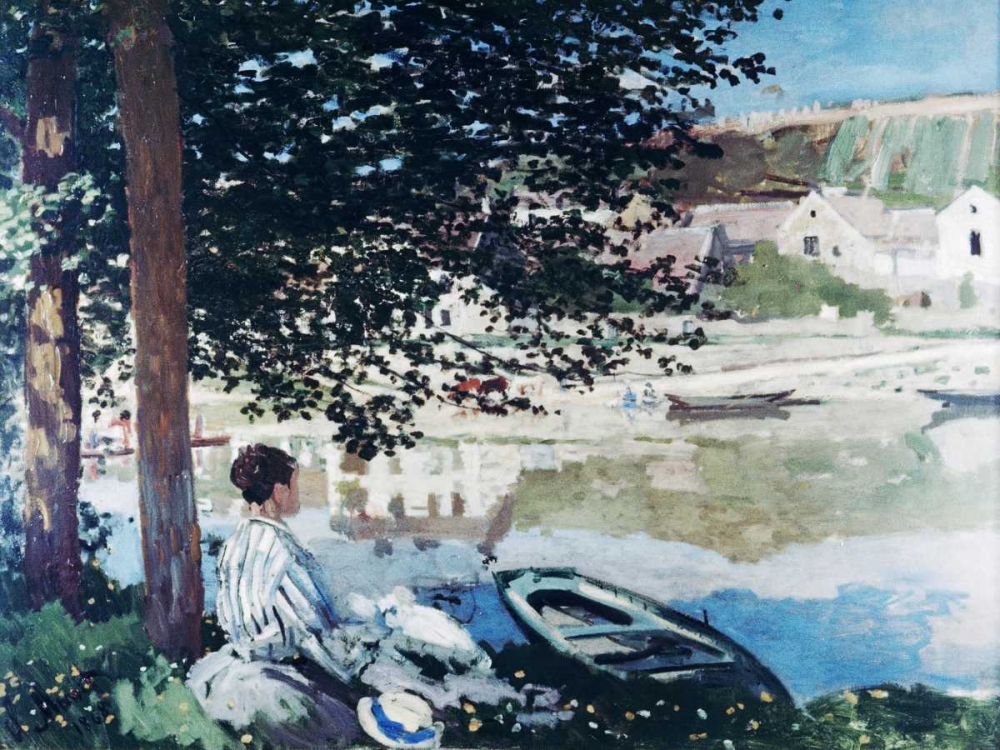 Wall Art Painting id:162880, Name: On the Seine at Bennecourt, Artist: Monet, Claude