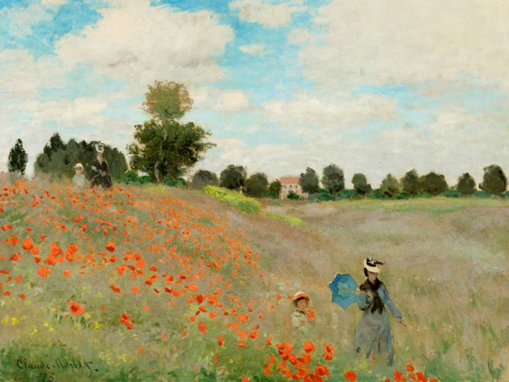 Wall Art Painting id:43864, Name: Coquelicots, Artist: Monet, Claude