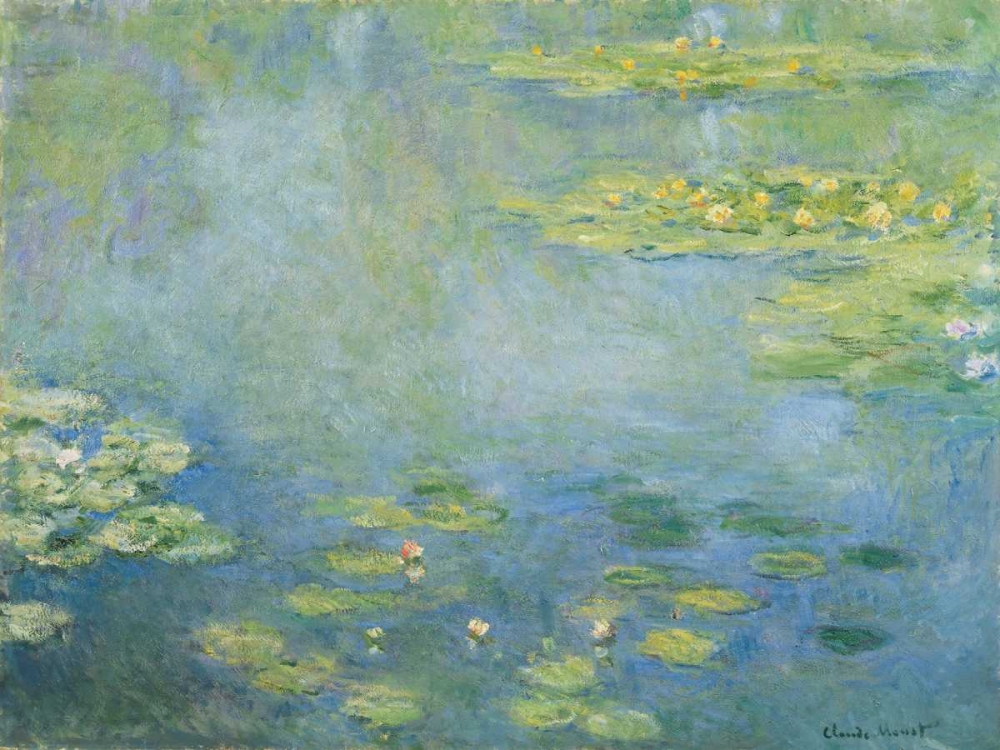 Wall Art Painting id:43844, Name: Waterlilies, Artist: Monet, Claude