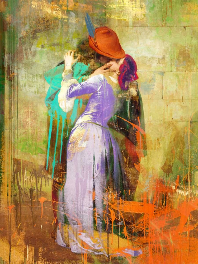 Wall Art Painting id:118086, Name: Hayezs Kiss 2.0, Artist: Chestier, Eric