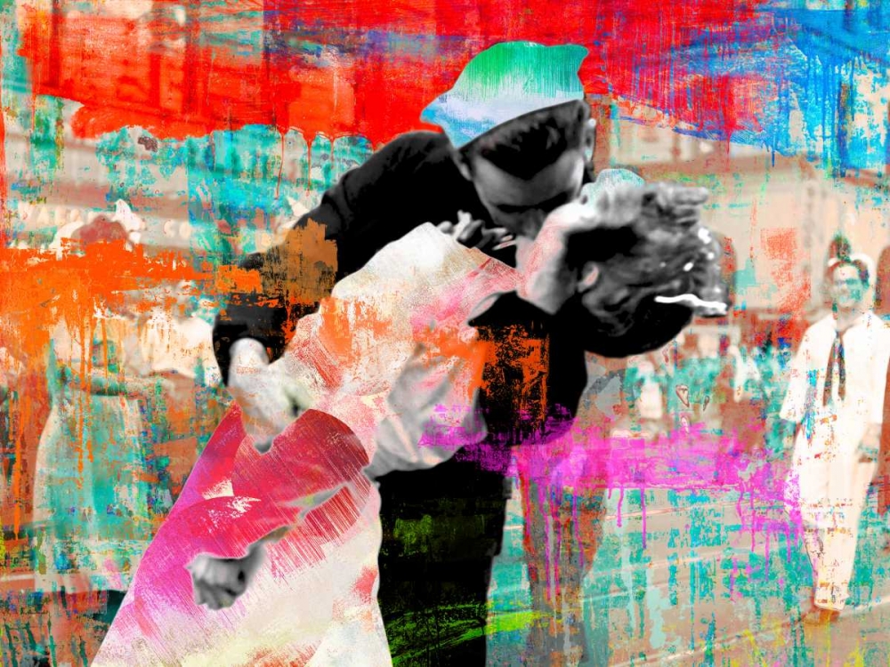 Wall Art Painting id:149059, Name: Kissing the War Goodbye 2.0, Artist: Chestier, Eric