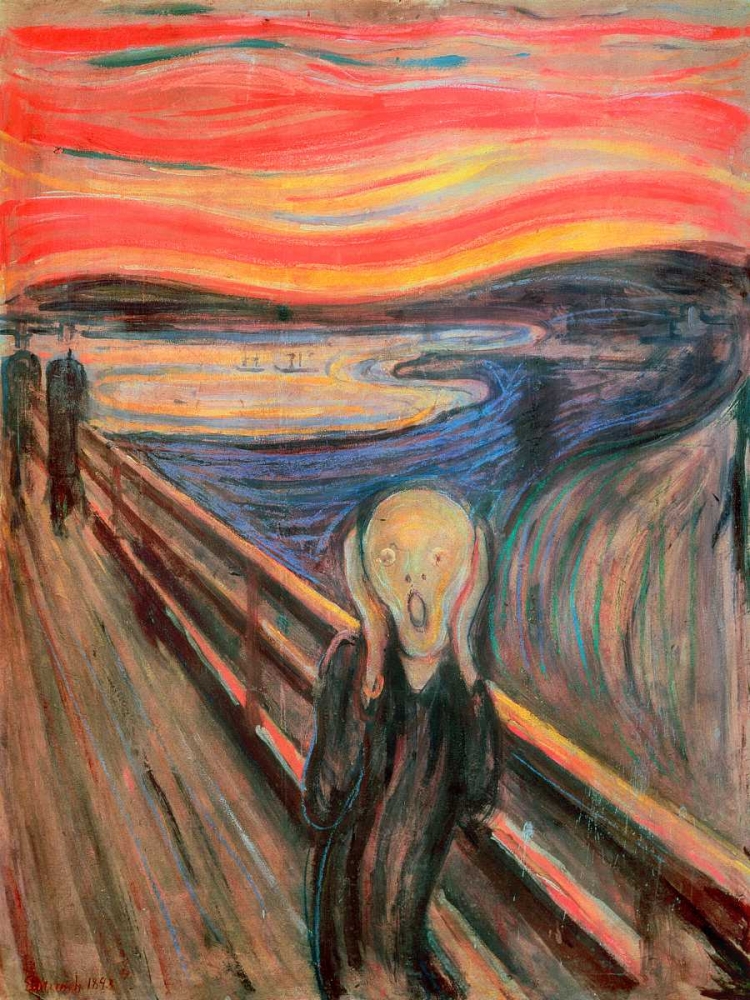 Wall Art Painting id:70074, Name: The Scream, Artist: Munch, Edvard