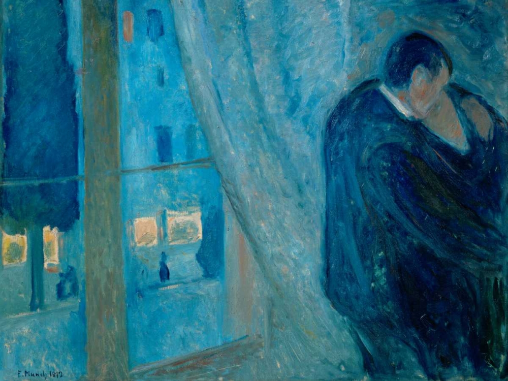 Wall Art Painting id:78259, Name: The Kiss, Artist: Munch, Edvard