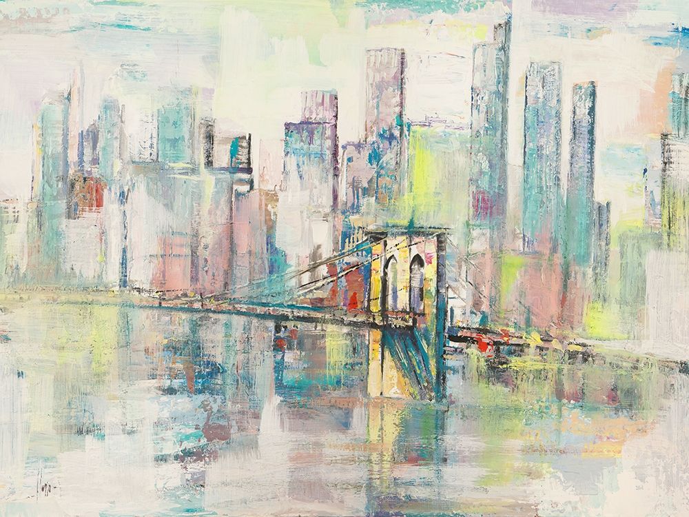 Wall Art Painting id:354210, Name: Mattino a Manhattan, Artist: Florio, Luigi