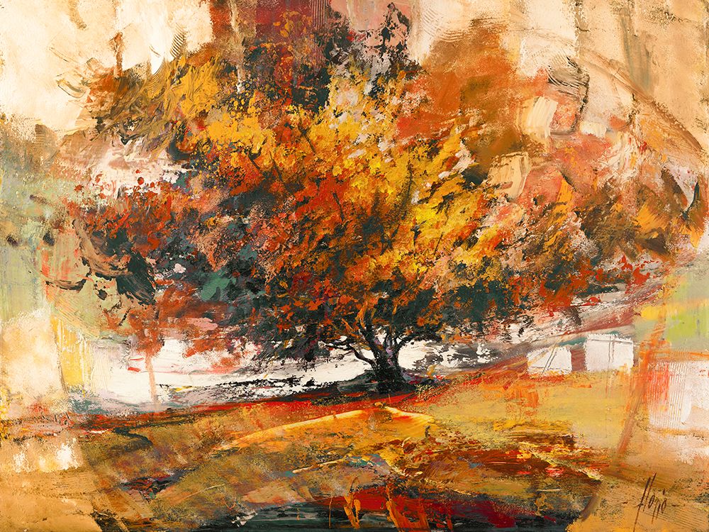 Wall Art Painting id:537002, Name: Albero nel vento, Artist: Florio, Luigi