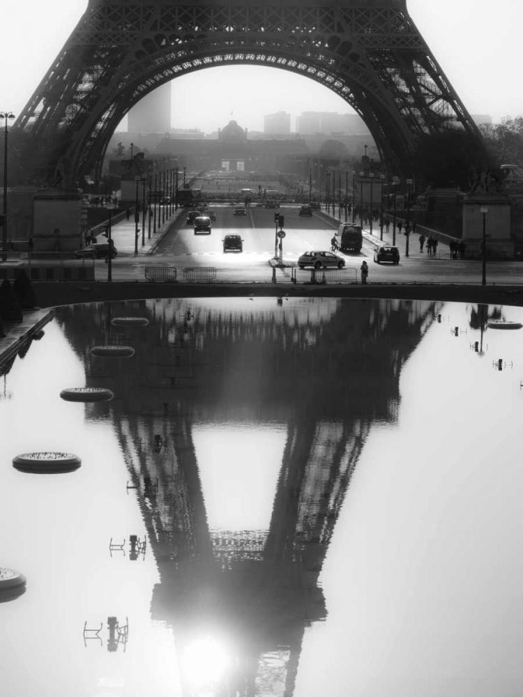 Wall Art Painting id:118151, Name: The Eiffel tower reflected, Paris, Artist: Setboun, Michel