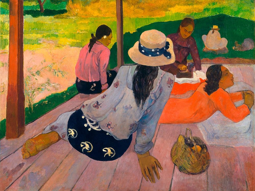 Wall Art Painting id:354229, Name: The Siesta, Artist: Gauguin, Paul