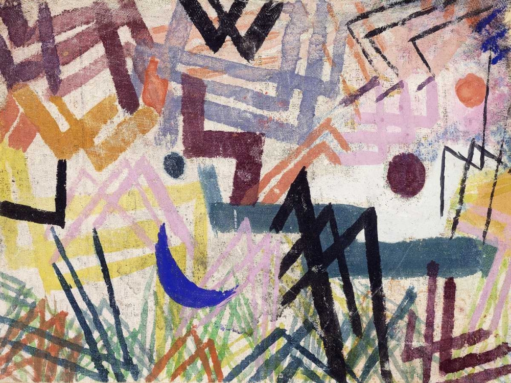 Wall Art Painting id:70086, Name: The Power of Play in a Lech Landscape, Artist: Klee, Paul