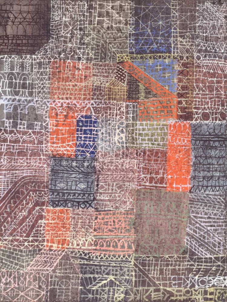 Wall Art Painting id:70093, Name: Structural II, Artist: Klee, Paul