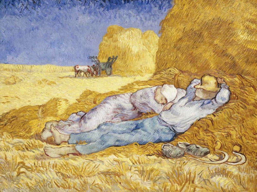 Wall Art Painting id:43907, Name: Noon- Rest, Artist: Van Gogh, Vincent