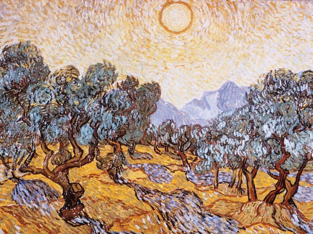 Wall Art Painting id:43905, Name: The Olive Trees, Artist: Van Gogh, Vincent