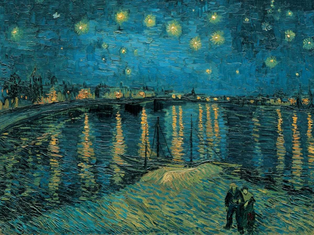 Wall Art Painting id:43899, Name: The Starry Night, Artist: Van Gogh, Vincent