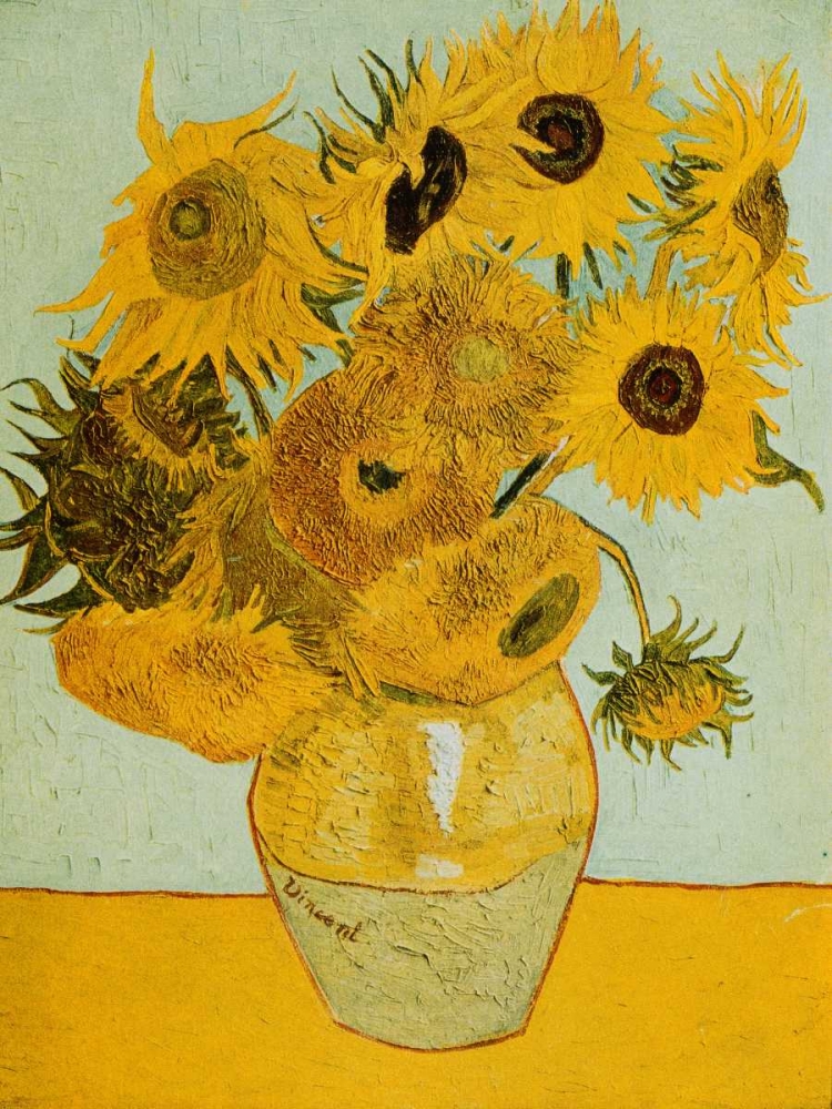 Wall Art Painting id:43919, Name: Sunflowers, Artist: Van Gogh, Vincent