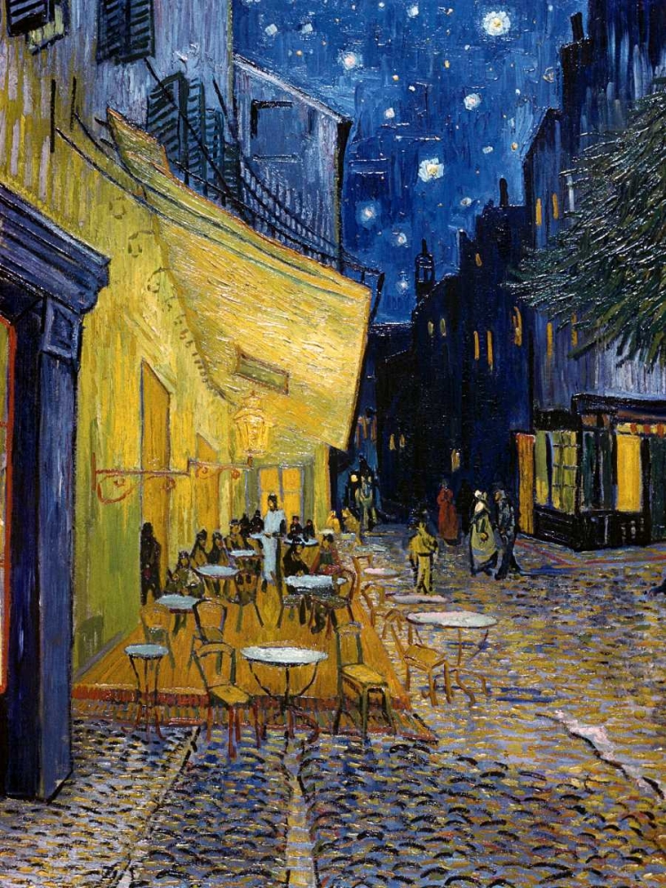 Wall Art Painting id:43900, Name: Cafe Terrace at Night, Artist: Van Gogh, Vincent