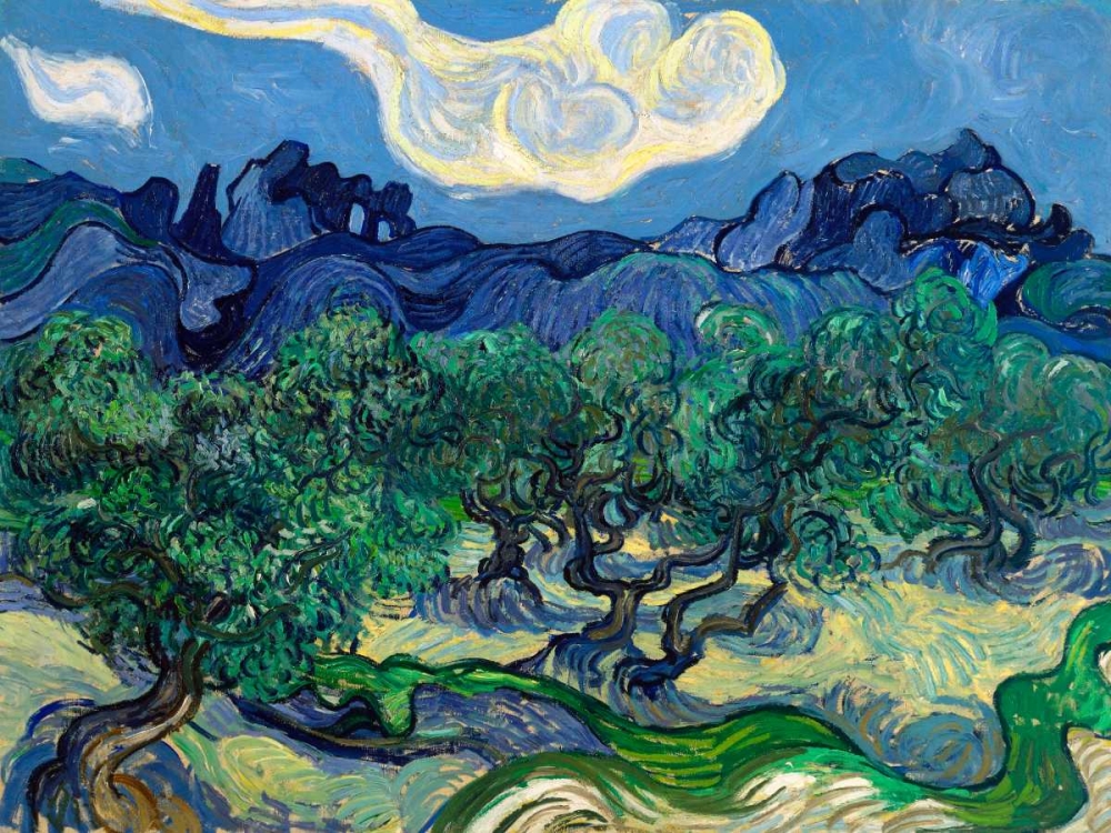 Wall Art Painting id:43917, Name: The Olive Trees, Artist: Van Gogh, Vincent