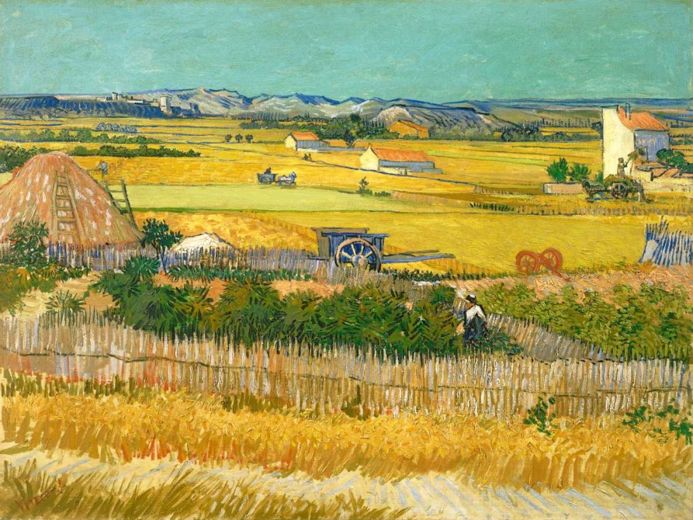 Wall Art Painting id:44248, Name: De oogst, Artist: van Gogh, Vincent