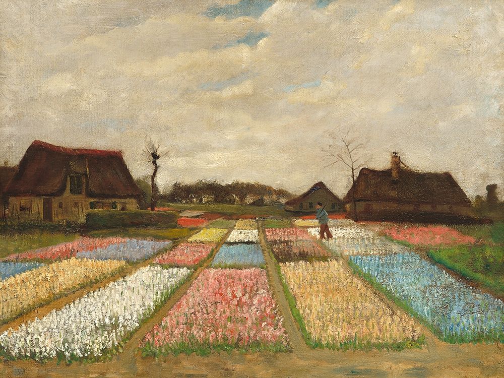 Wall Art Painting id:218538, Name: Flower Beds in Holland, Artist: Van Gogh, Vincent