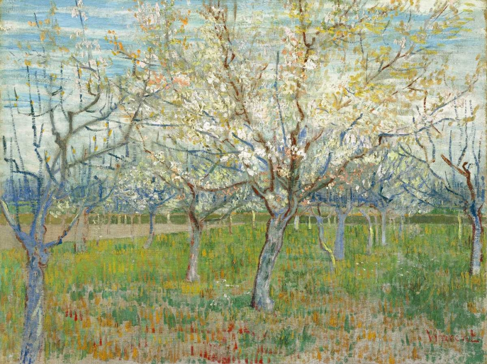Wall Art Painting id:162949, Name: The Pink Orchard, Artist: van Gogh, Vincent