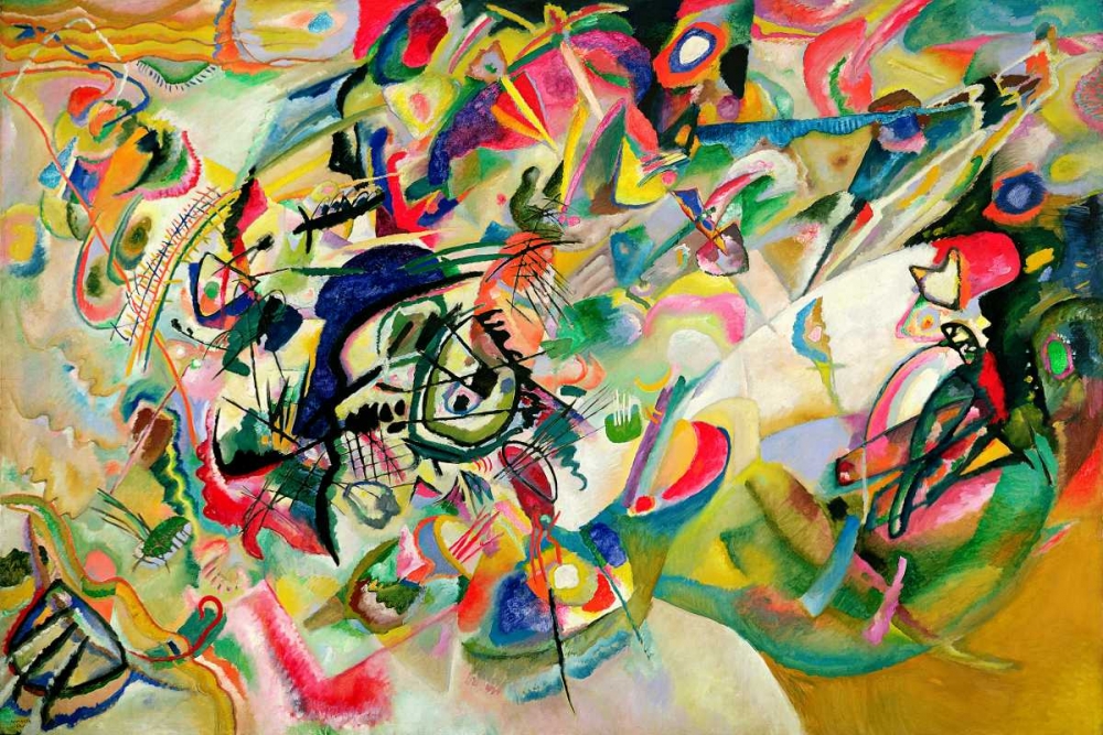 Wall Art Painting id:70104, Name: Composition No. 7, Artist: Kandinsky, Wassily
