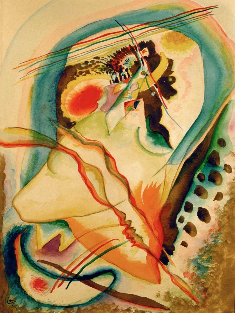 Wall Art Painting id:78242, Name: Untitled composition, Artist: Kandinsky, Wassily