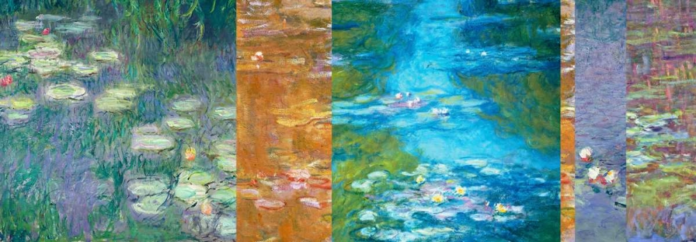 Wall Art Painting id:43379, Name: Waterlilies II, Artist: Monet, Claude