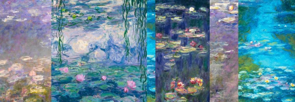 Wall Art Painting id:43380, Name: Waterlilies I, Artist: Monet, Claude