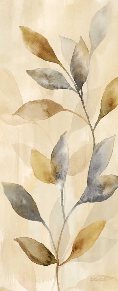 Wall Art Painting id:85225, Name: Majestic Leaves Panel II, Artist: Coulter, Cynthia