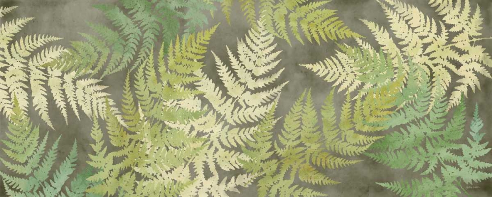 Wall Art Painting id:154617, Name: Majestic Ferns on Gray Panel, Artist: Coulter, Cynthia