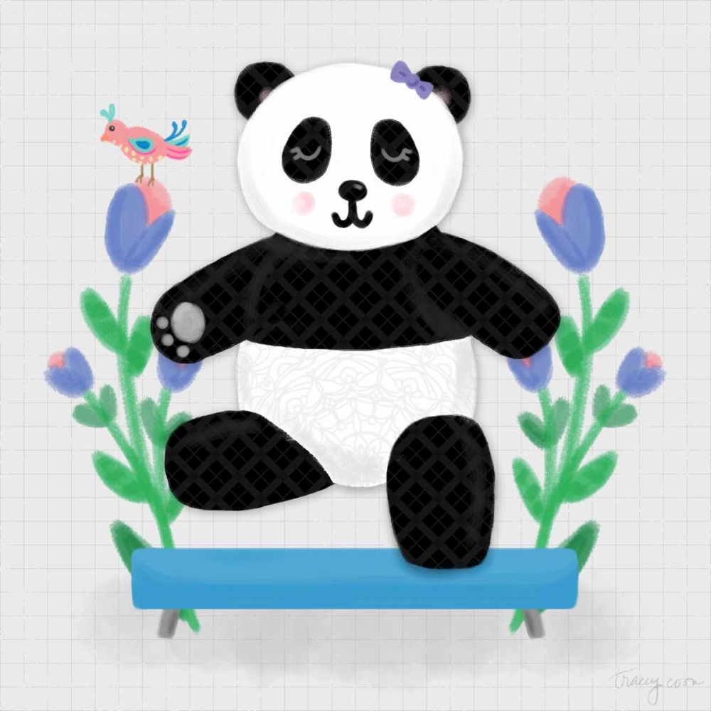 Wall Art Painting id:171771, Name: Tumbling Pandas I, Artist: Noonday Design