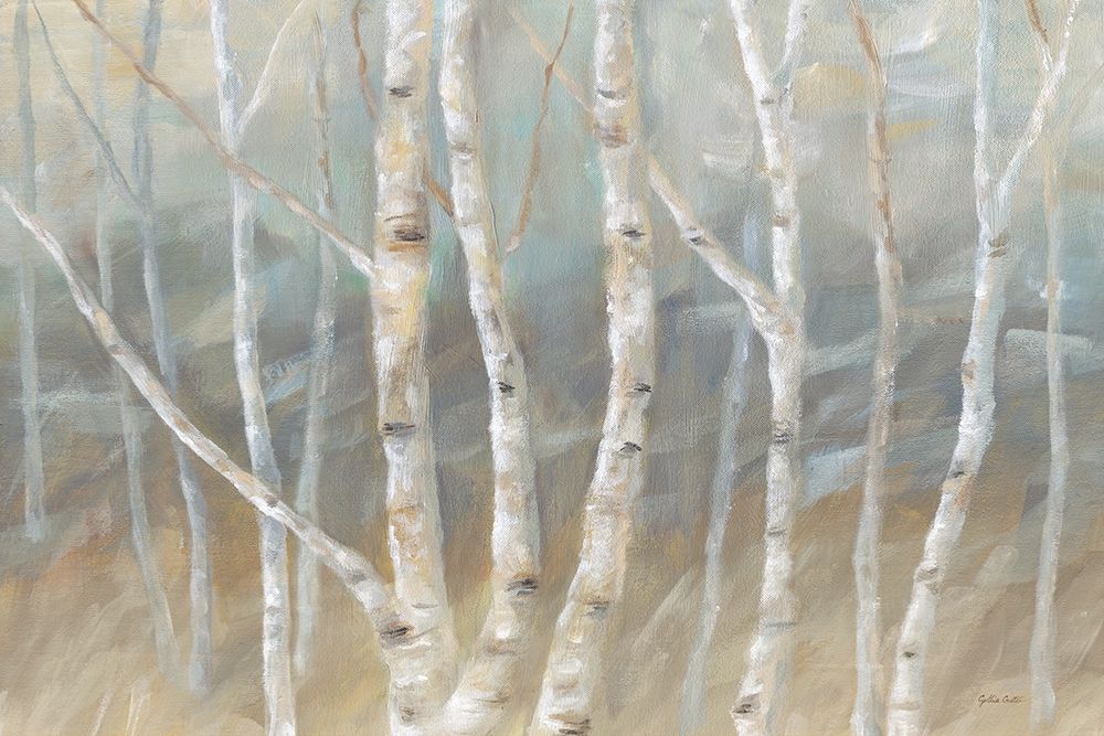 Wall Art Painting id:194414, Name: Silver Birch Landscape, Artist: Coulter, Cynthia