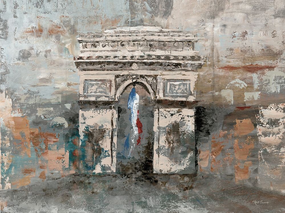 Wall Art Painting id:194419, Name: Arc de Triomphe, Artist: Cusson, Marie-Elaine