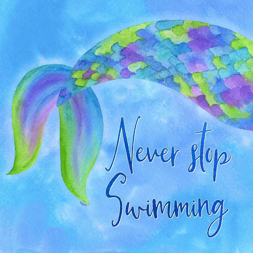 Art Print: Mermaid Life I