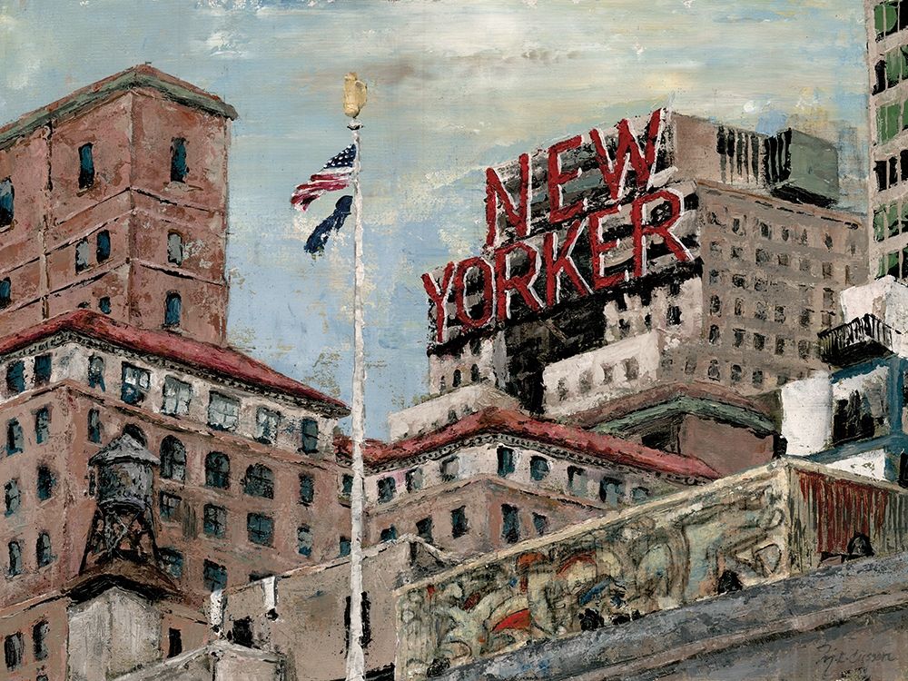 Wall Art Painting id:197524, Name: New Yorker, Artist: Cusson, Marie-Elaine