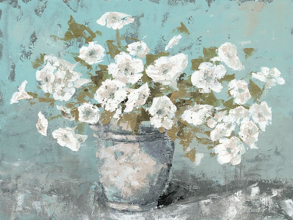 Wall Art Painting id:197531, Name: Morning Blossom Still Life, Artist: Cusson, Marie-Elaine