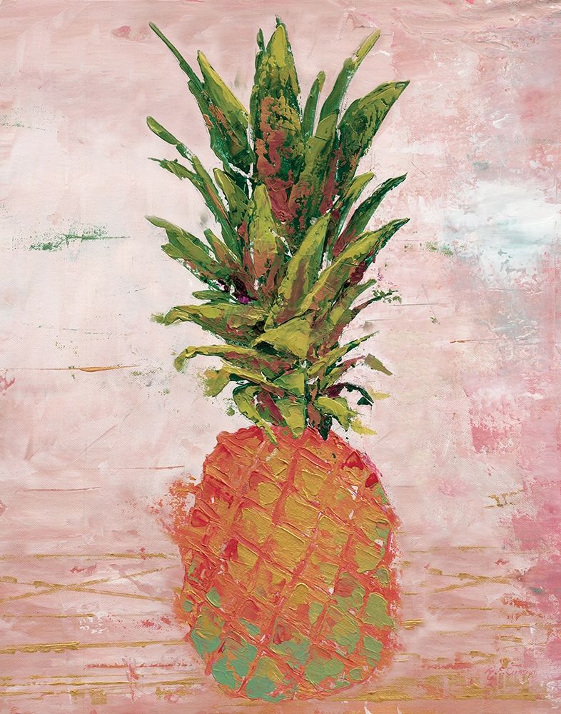 Wall Art Painting id:226123, Name: Painted Pineapple II, Artist: Cusson, Marie-Elaine