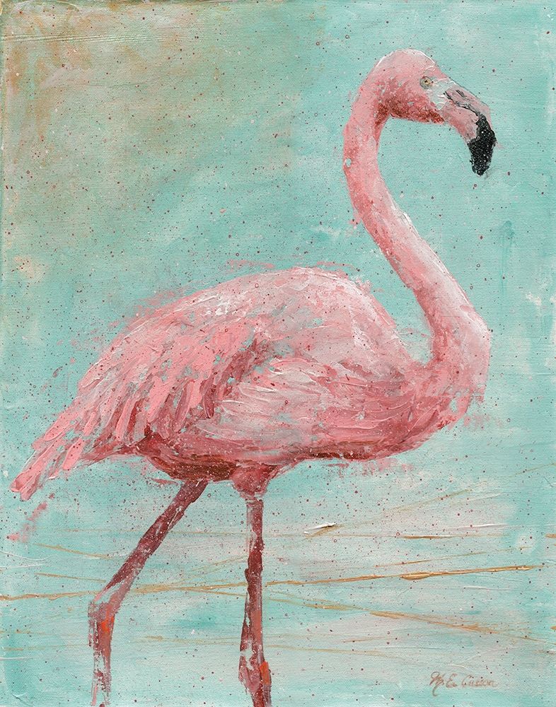 Wall Art Painting id:226163, Name: Pink Flamingo I, Artist: Cusson, Marie-Elaine