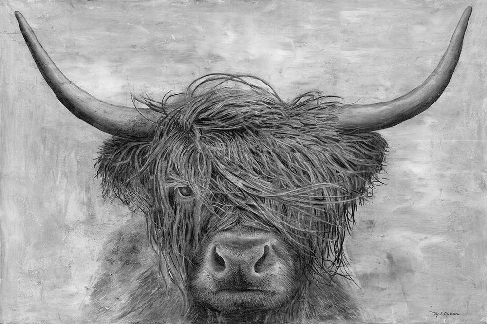 Wall Art Painting id:226170, Name: Norwegian Bison, Artist: Cusson, Marie-Elaine