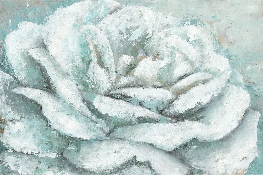 Wall Art Painting id:226173, Name: White Rose Splendor, Artist: Cusson, Marie-Elaine