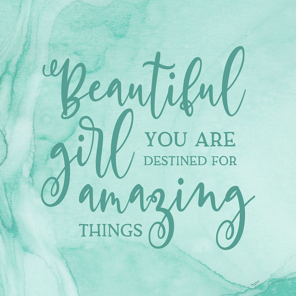 Art Print: Girl Inspired -Amazing