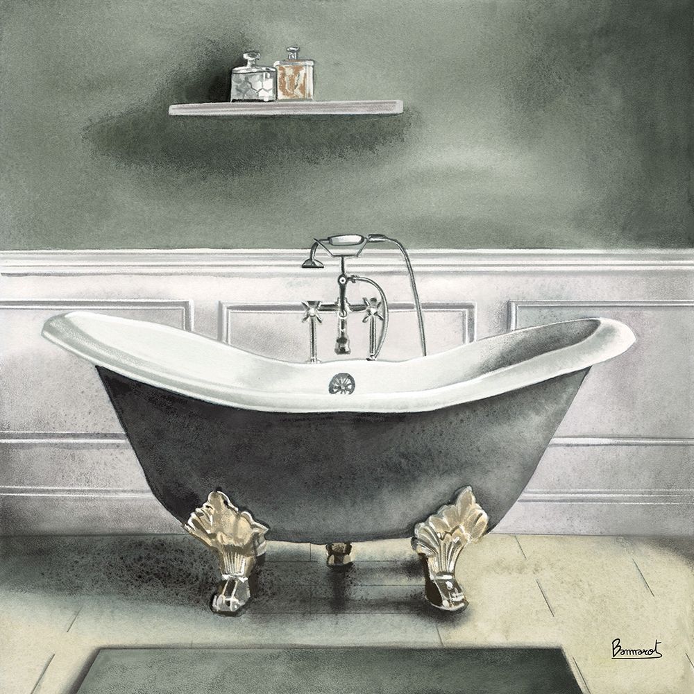 Wall Art Painting id:270570, Name: Smoky Gray Bath I, Artist: Bannarot