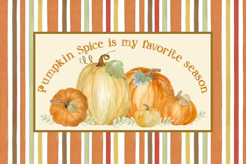 Wall Art Painting id:423184, Name: Pumpkin Spice Season landscape, Artist: Reed, Tara