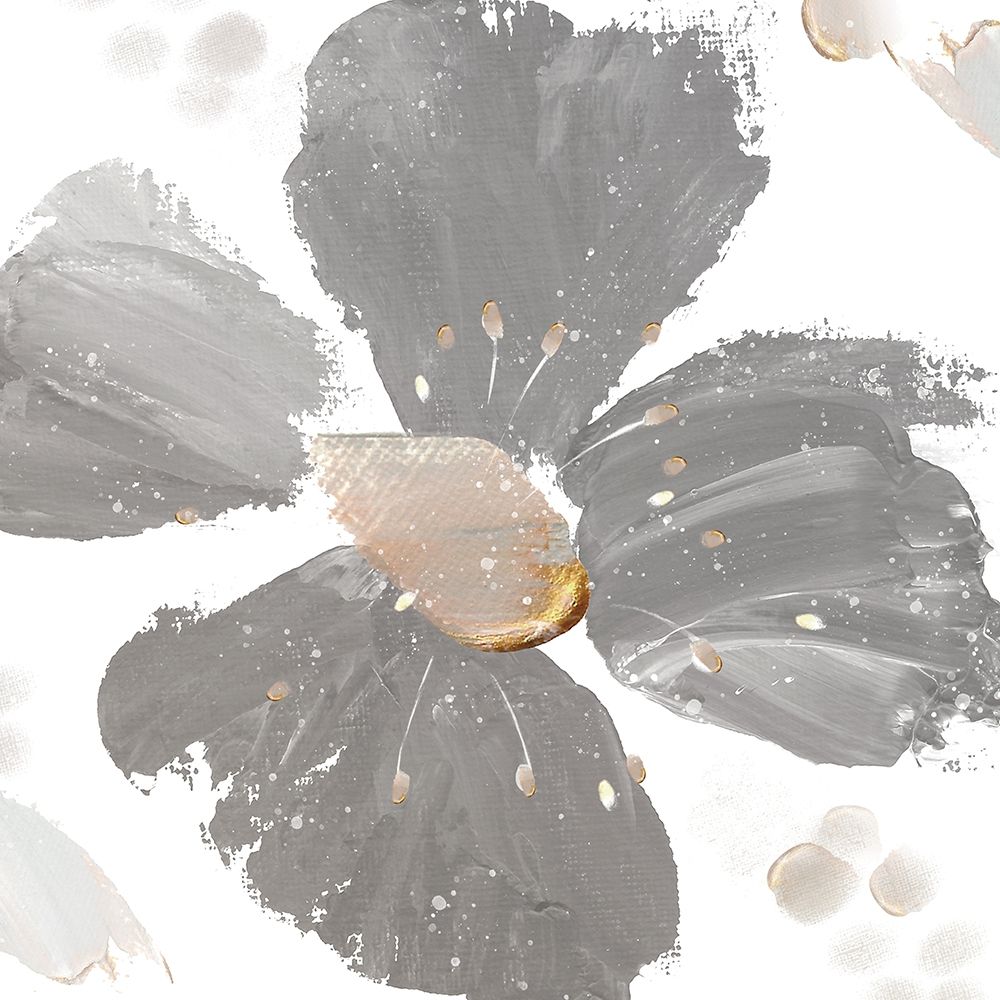 Wall Art Painting id:299162, Name: Contemporary Floral Gray I, Artist: Northern Lights