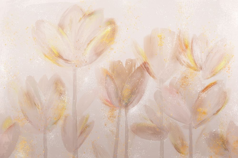 Wall Art Painting id:325709, Name: Contemporary Poppies Neutral, Artist: Northern Lights