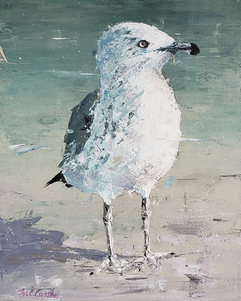 Wall Art Painting id:352463, Name: Beach Bird V, Artist: Cusson, Marie-Elaine