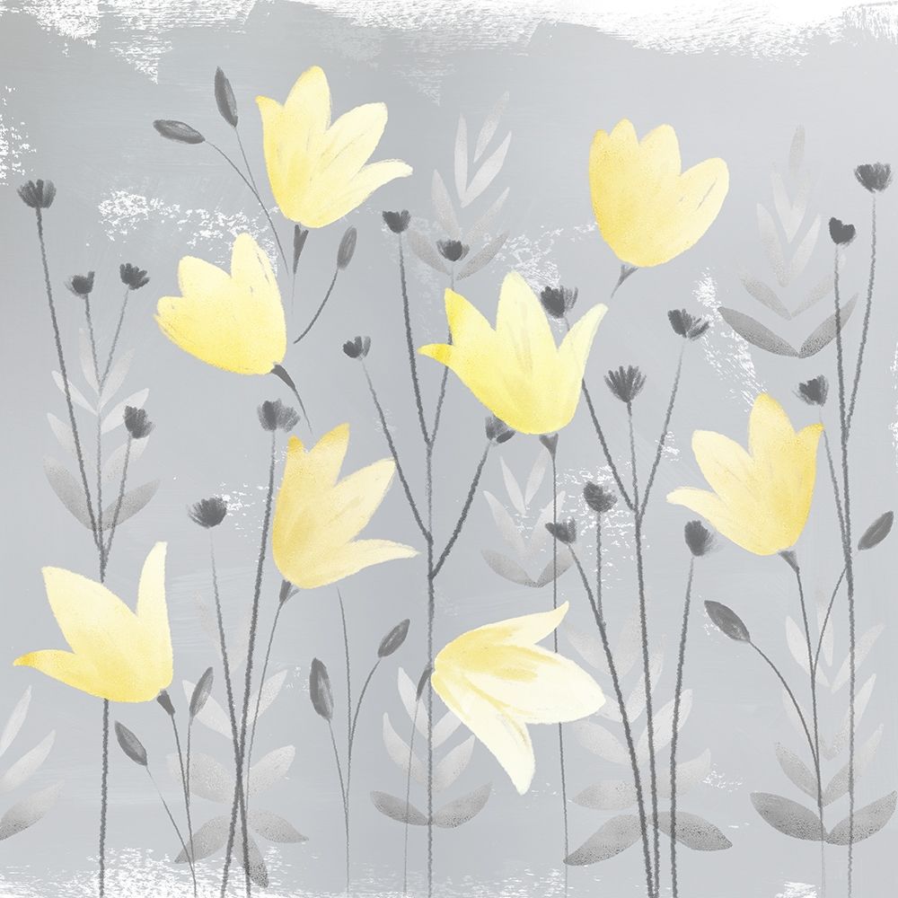 Wall Art Painting id:394792, Name: Soft Nature yellow And grey III, Artist: Northern Lights