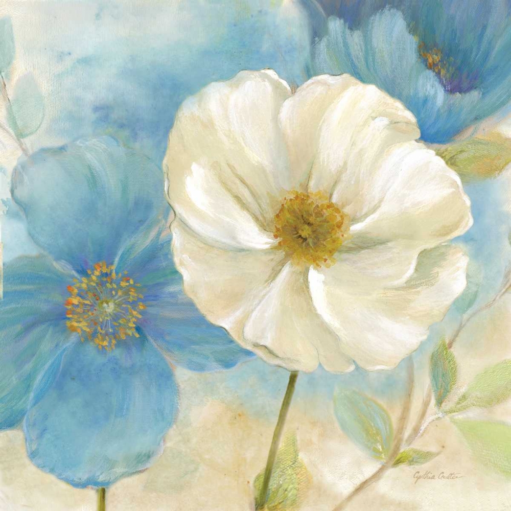 Wall Art Painting id:59441, Name: Watercolor Poppies I, Artist: Coulter, Cynthia
