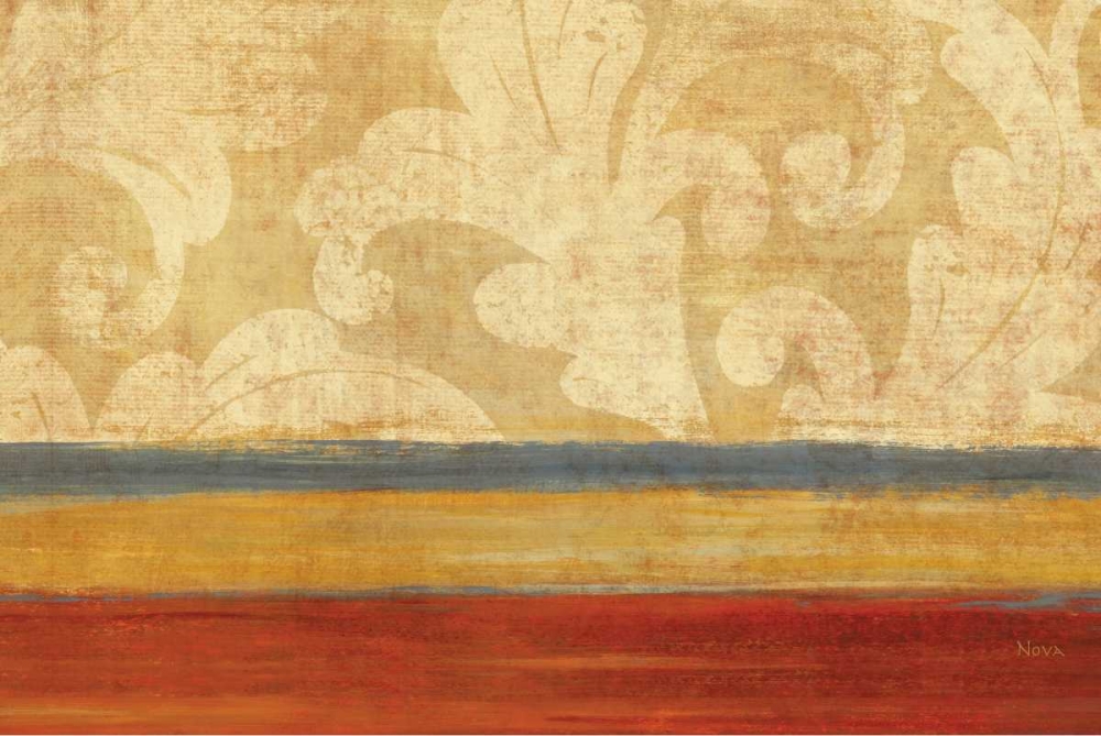 Wall Art Painting id:53520, Name: Tapestry Stripe Landscape, Artist: Studio Nova